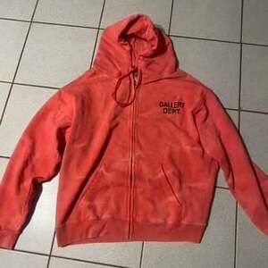 Gallery Dept. Sun Faded Red Zip-Up Hoodie - Size M